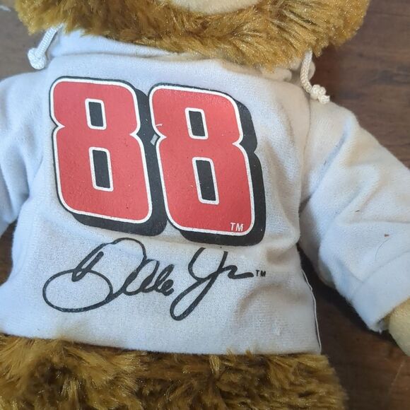 Nascar Teddy Plush with hoodie #88 dale jr - Picture 3 of 8
